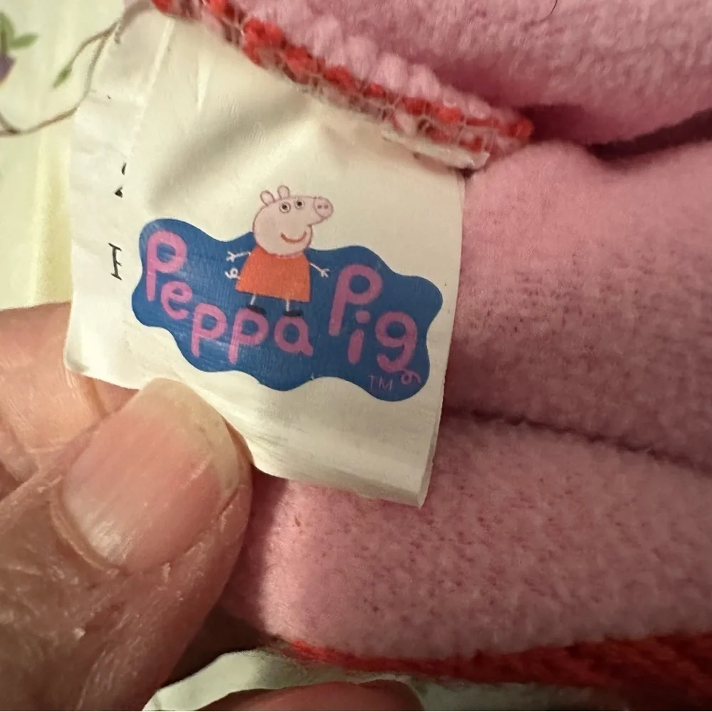 Peppa Pig Pink and Red Fleece Hat